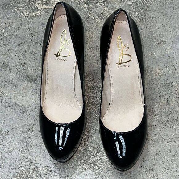 Joan & David black patent heel - Picture 3 of 8